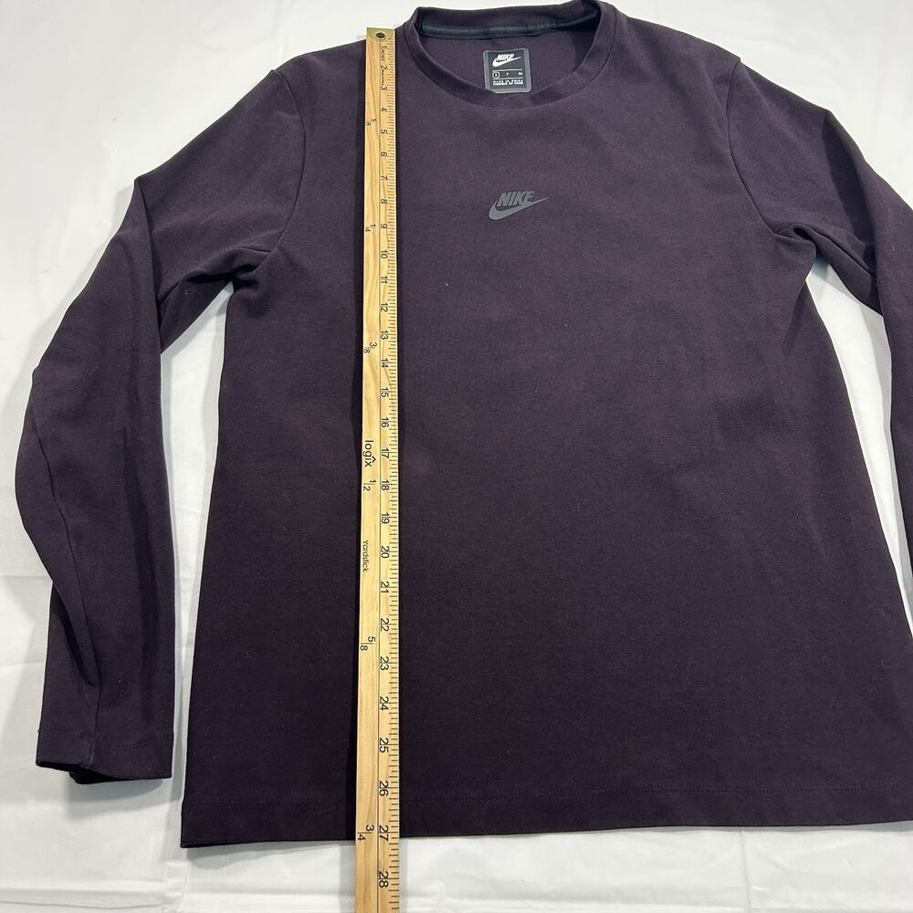 Mens Nike Sportswear Tech Pack Crew Long Sleeve Purple Plum Athletic Gym Sz S - Picture 8 of 11